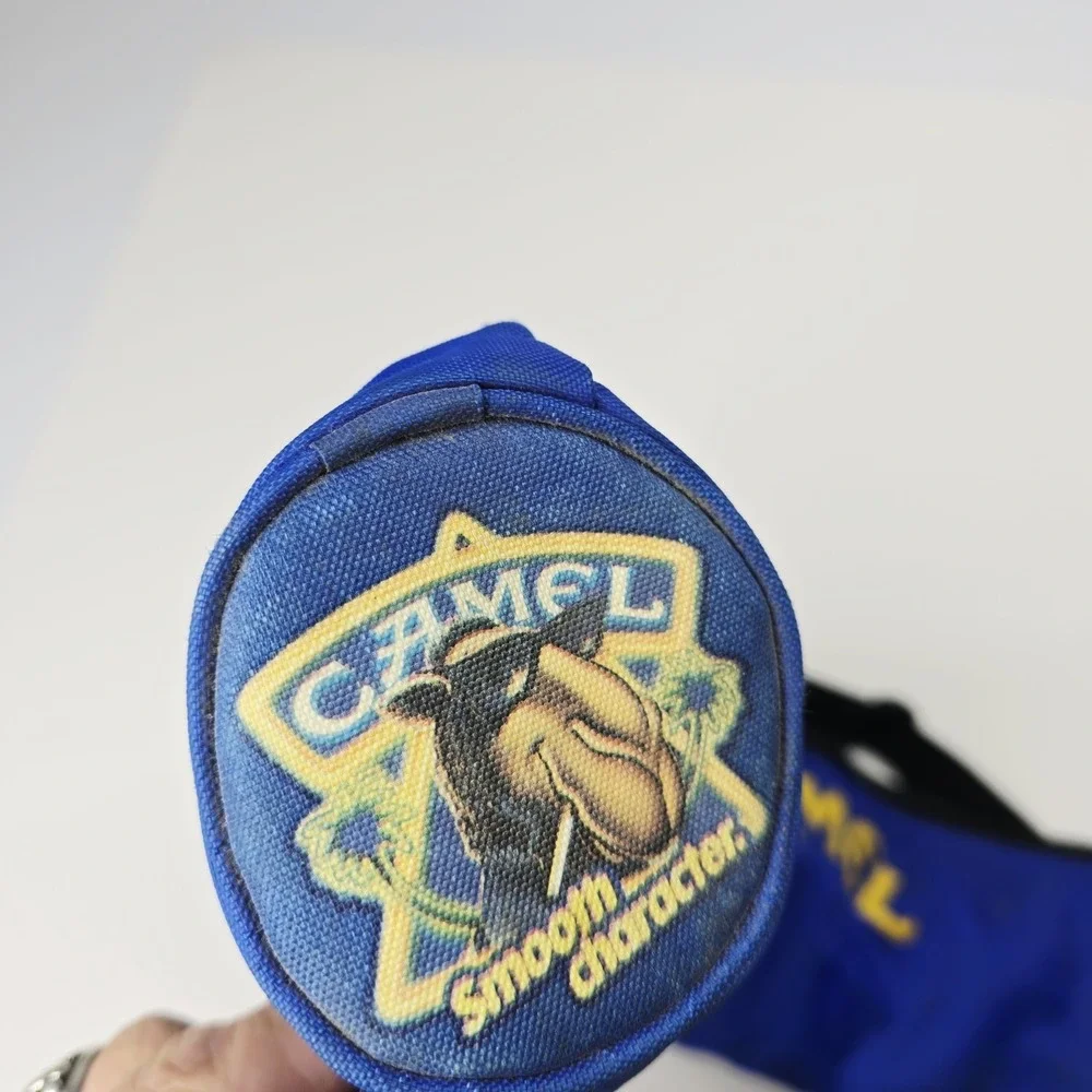 Camel Cigarette Pool Cue‎ Stick Soft Case Smokin' Joe Zippered Bag Blue Vintage